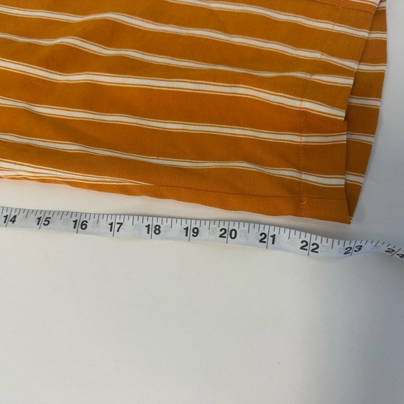5 for $25- Orange and White Striped Pants made by Ci Sono - Picture 7 of 16